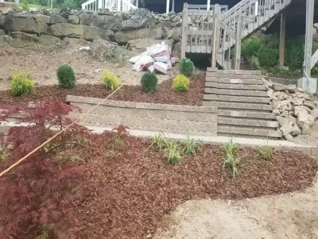 Landscaping and lawn project, Johnson City TN